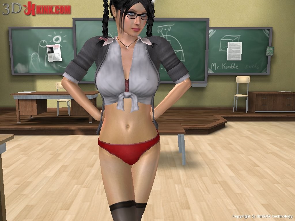 Hot BDSM sex action created in virtual fetish 3d sex game! #69599694