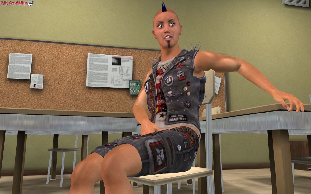 Animated delinquents masturbating in detention #69330672