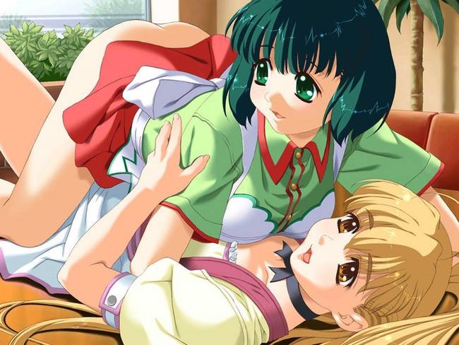 Hot anime lesbians getting it on #69654051