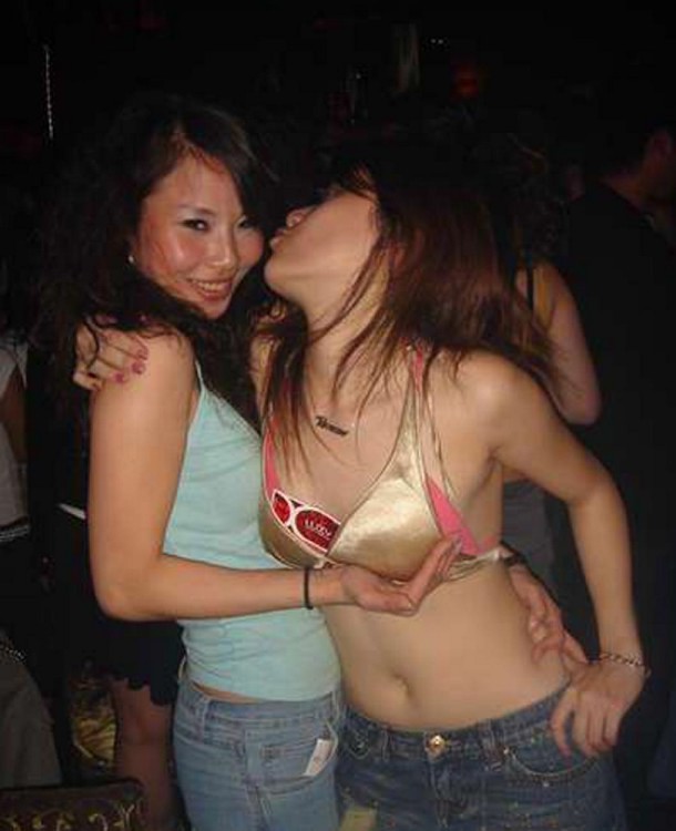 Mega oozing hot and delicious Asian girls posing naked #69869205