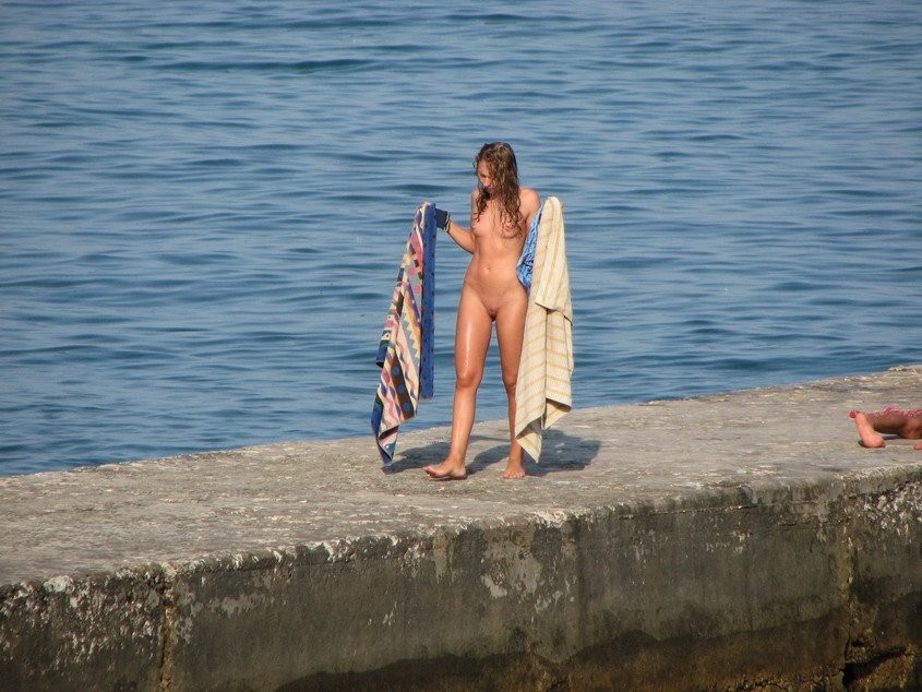 Every inch of this gorgeous nudist is on display #72257074