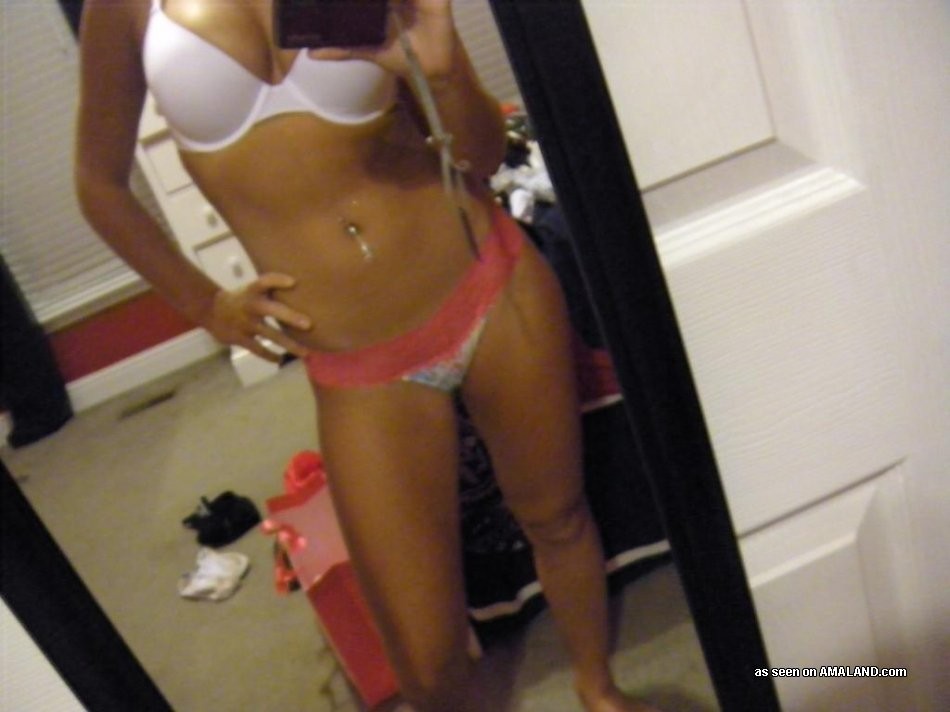 Candid amateur blonde teen girlfriend posing in thong panties #68102446