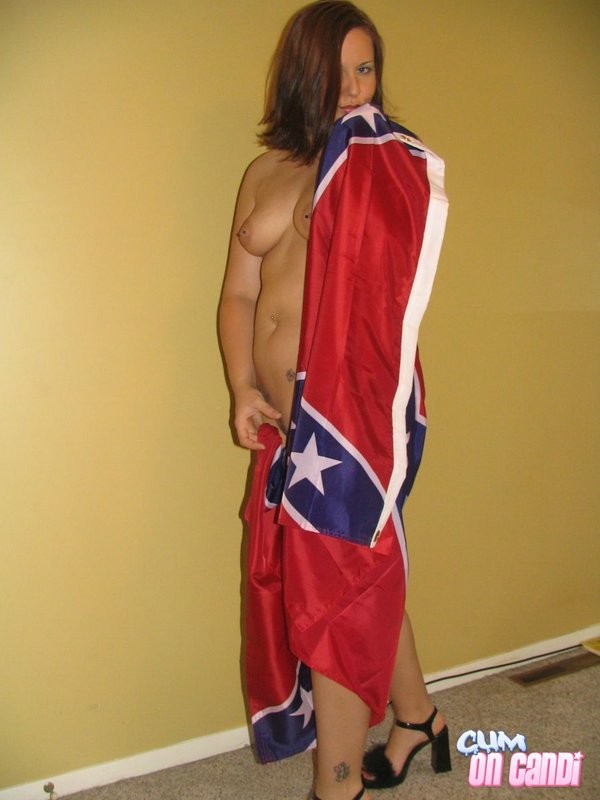 Candi Showing Her Southern Pride #79487189