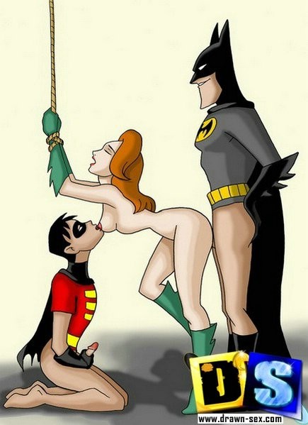Batman y Robin en dibujos animados porno
 #69706298