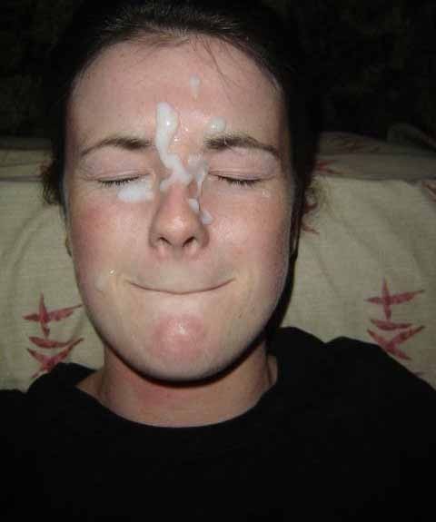 Real amateur girlfriends taking facials #75901408