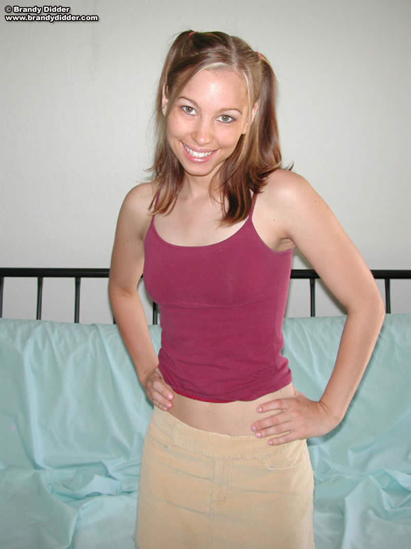 Brunette teen brandy didder shows her perky tits #75109505