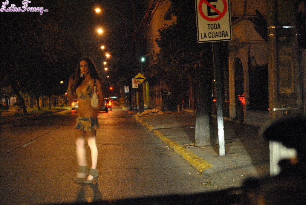 Nikki posing as a street prostitute #78014517