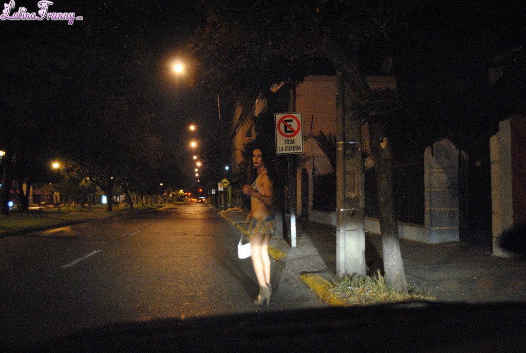 Nikki posing as a street prostitute #78014530