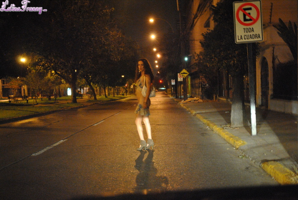 Nikki posing as a street prostitute #78014592