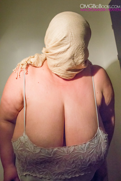 Chubby amateur covered in dough shows off giant boobs #67188938