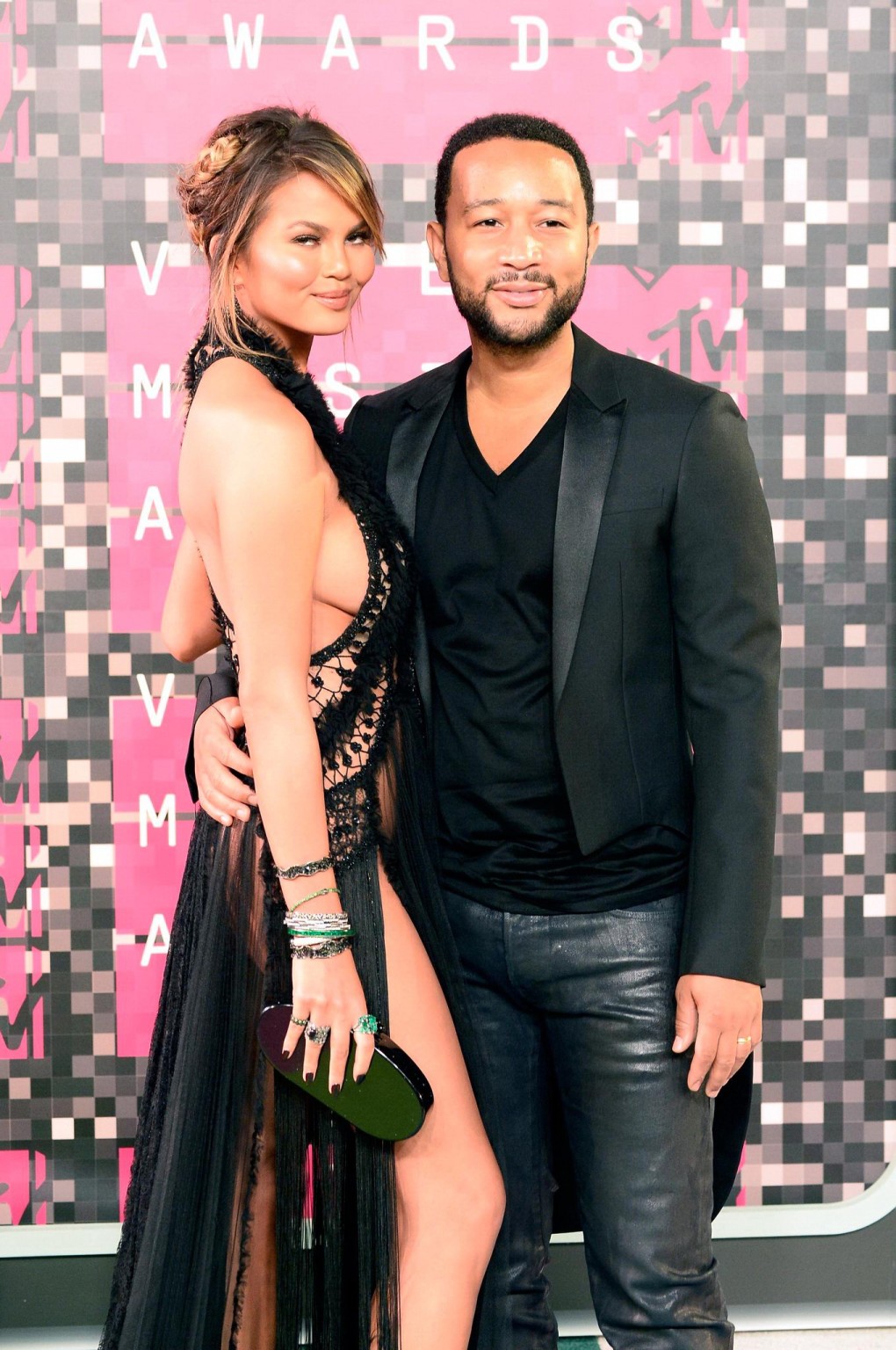 Chrissy Teigen flashing her pussy and sideboobs at the MTV Video #75153543