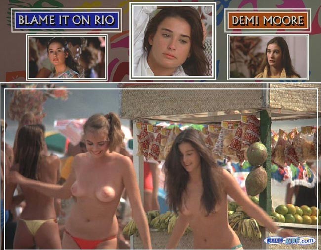 Süßer Promi Demi Moore entblößt nackte Brüste
 #75424828