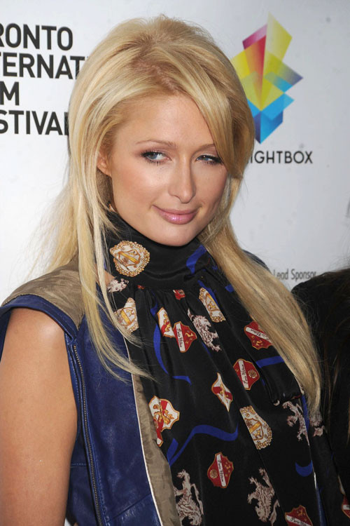 Paris Hilton showing her nice small tits on yacht #75412478