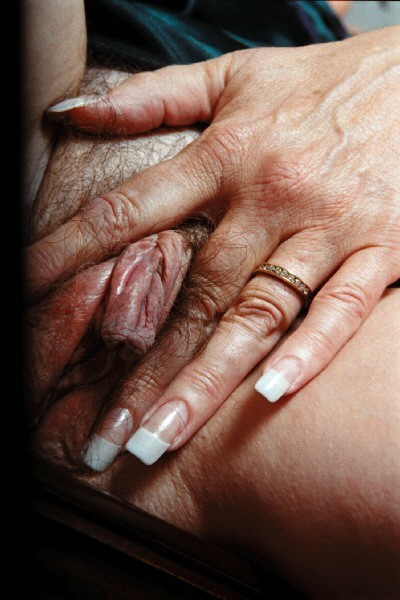 filthy granny exposing her hairy pussy #77199570