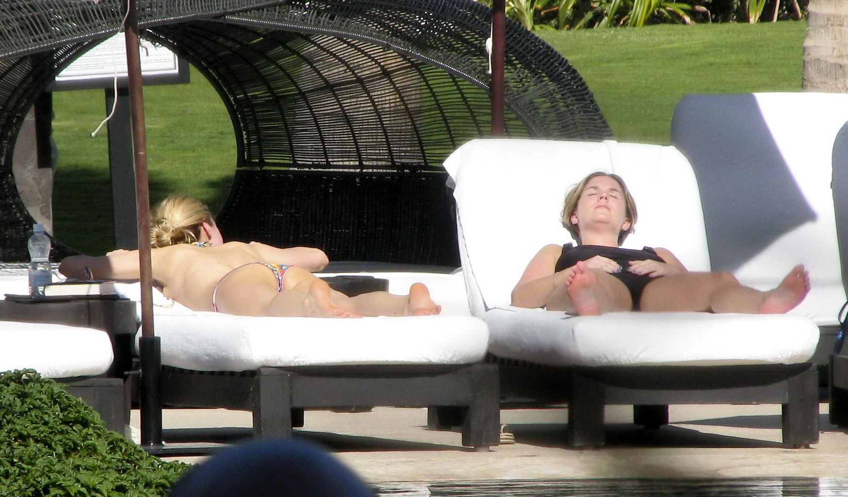 Kristin Cavallari showing off her ass in bikini poolside in Mexico #75235668