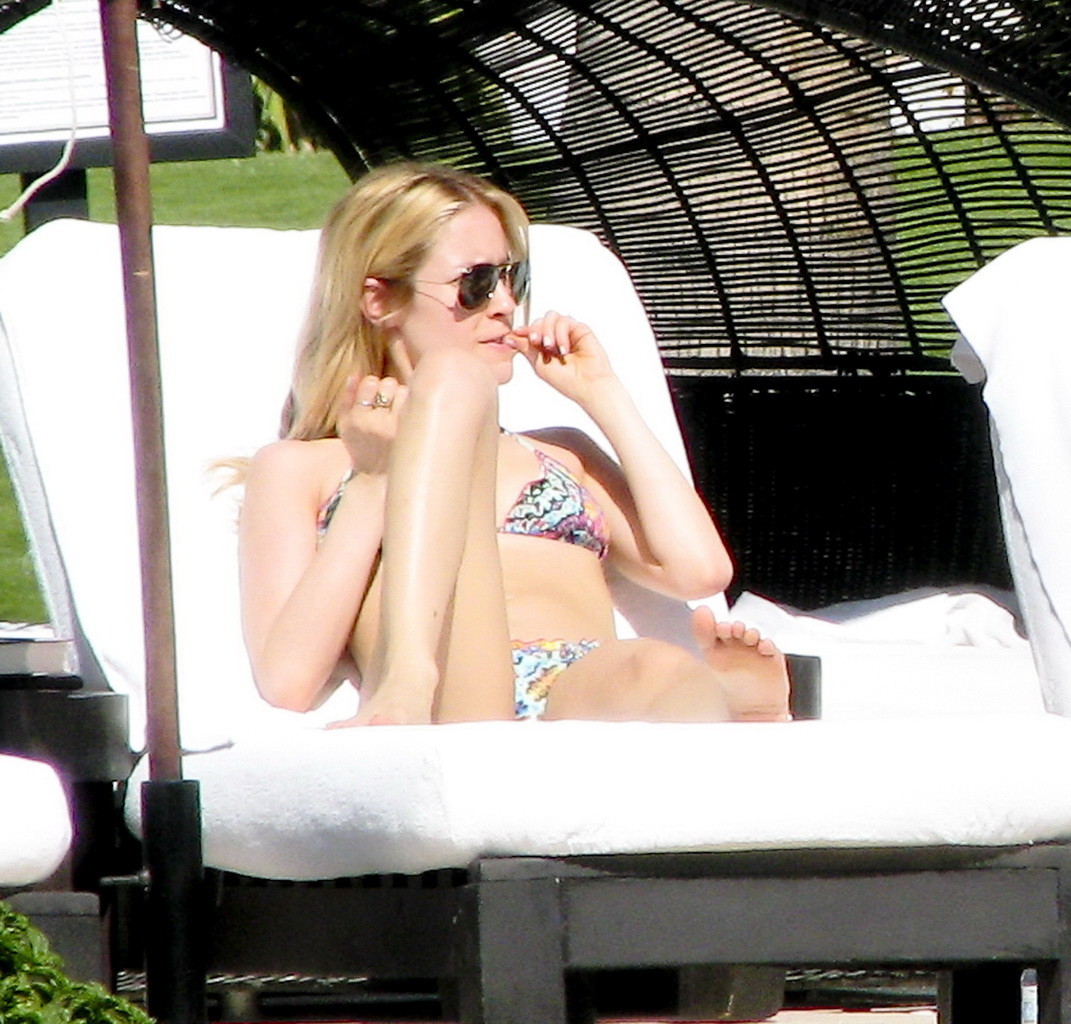 Kristin Cavallari showing off her ass in bikini poolside in Mexico #75235718