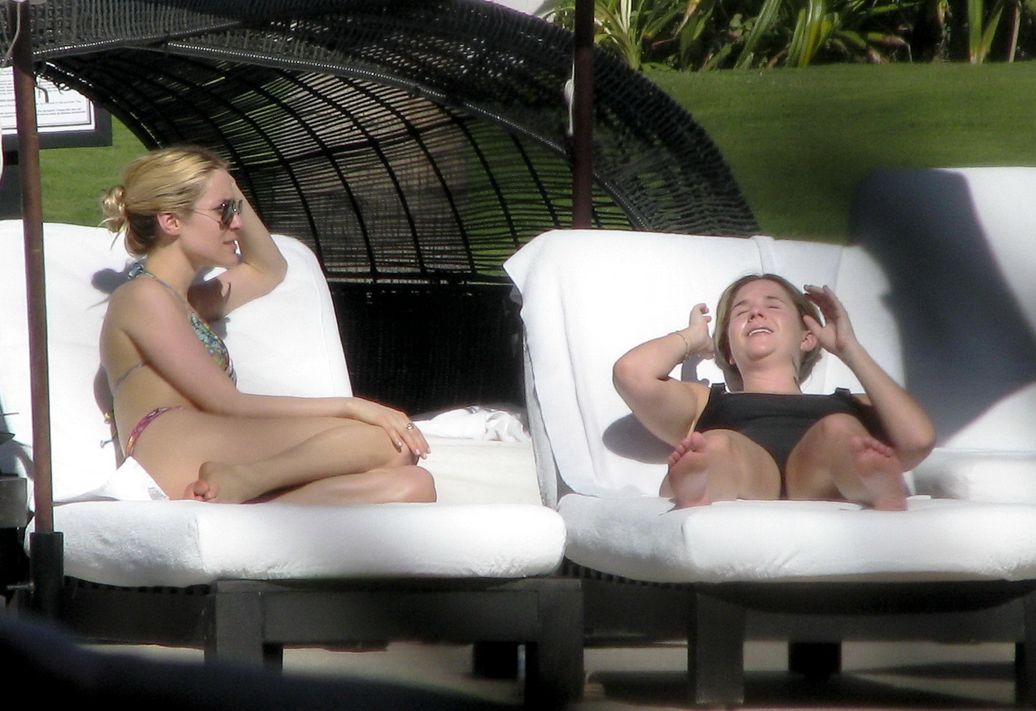 Kristin Cavallari showing off her ass in bikini poolside in Mexico #75235741