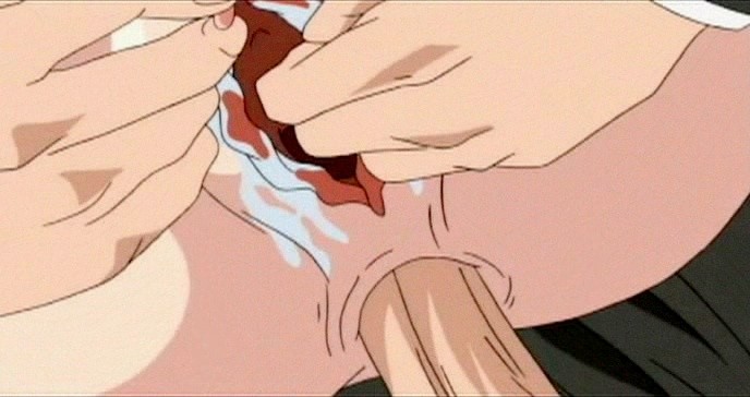 Nasty hentai slut gets the big stick in her asshole #69650659