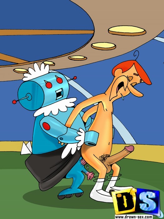 The Jetsons get busted in a dirty bisexual orgy #69383661