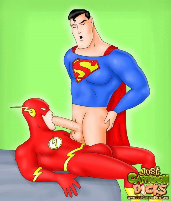 Hot gay porn with all the most famous toon heroes starring #69655695