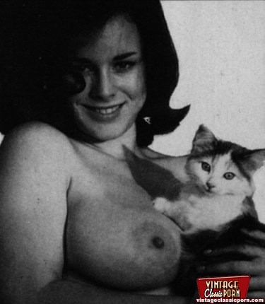 Several vintage girls showing their big boobies #78461896