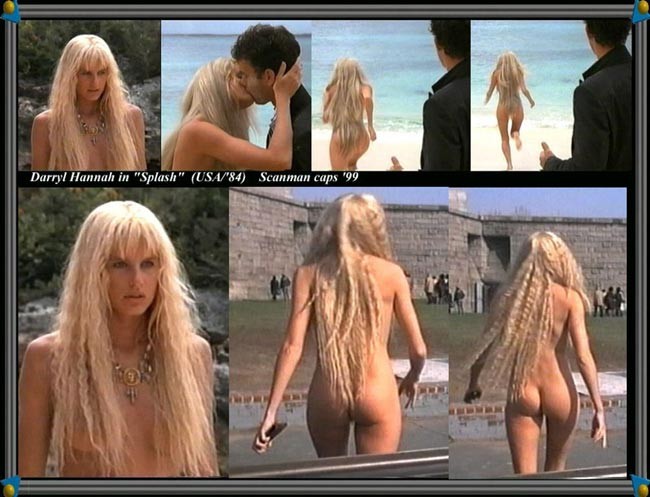 Popular actress Daryl Hannah posing naked outdoors #75441239