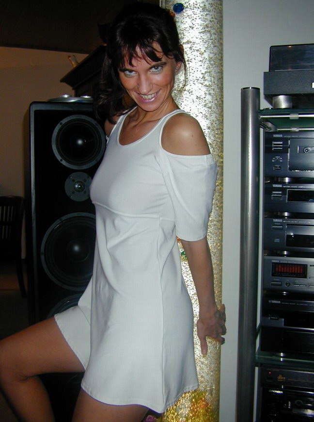Playful brunette housewife #68284034