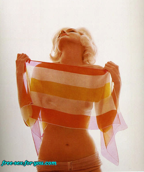 Marilyn Monroe showing her nice tits in see thru and posing nude #75422456