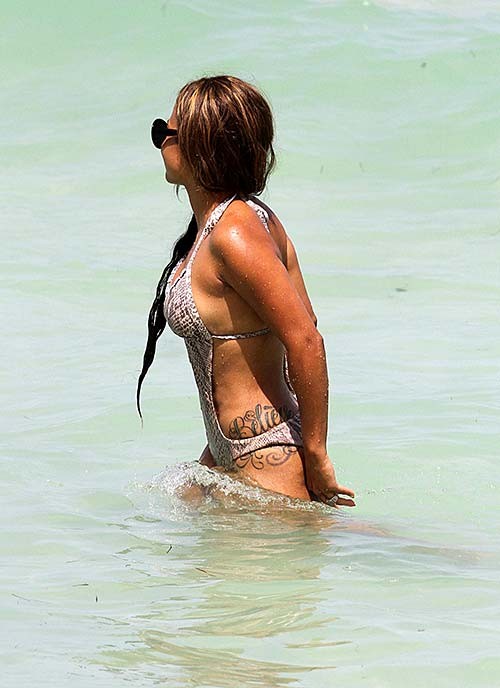 Christina Milian sexy bikini and nipple slip paparazzi photos #75255846