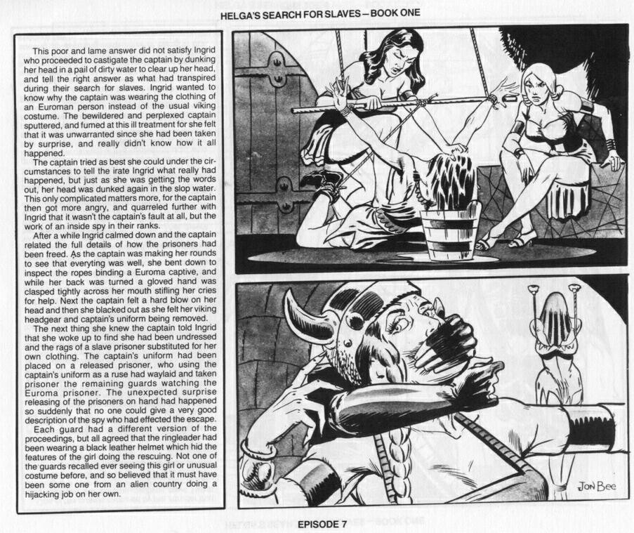 Vintage weiblichen Seil gebunden Kerker Fetisch illustrierte Geschichten
 #69669194