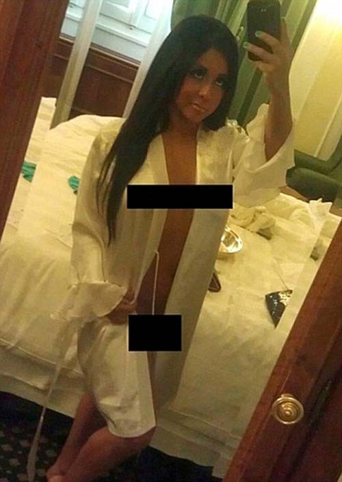 Nicole Snooki Polizzi Exposing Shaved Pussy On Leaked Photos Porn Pictures Xxx Photos Sex