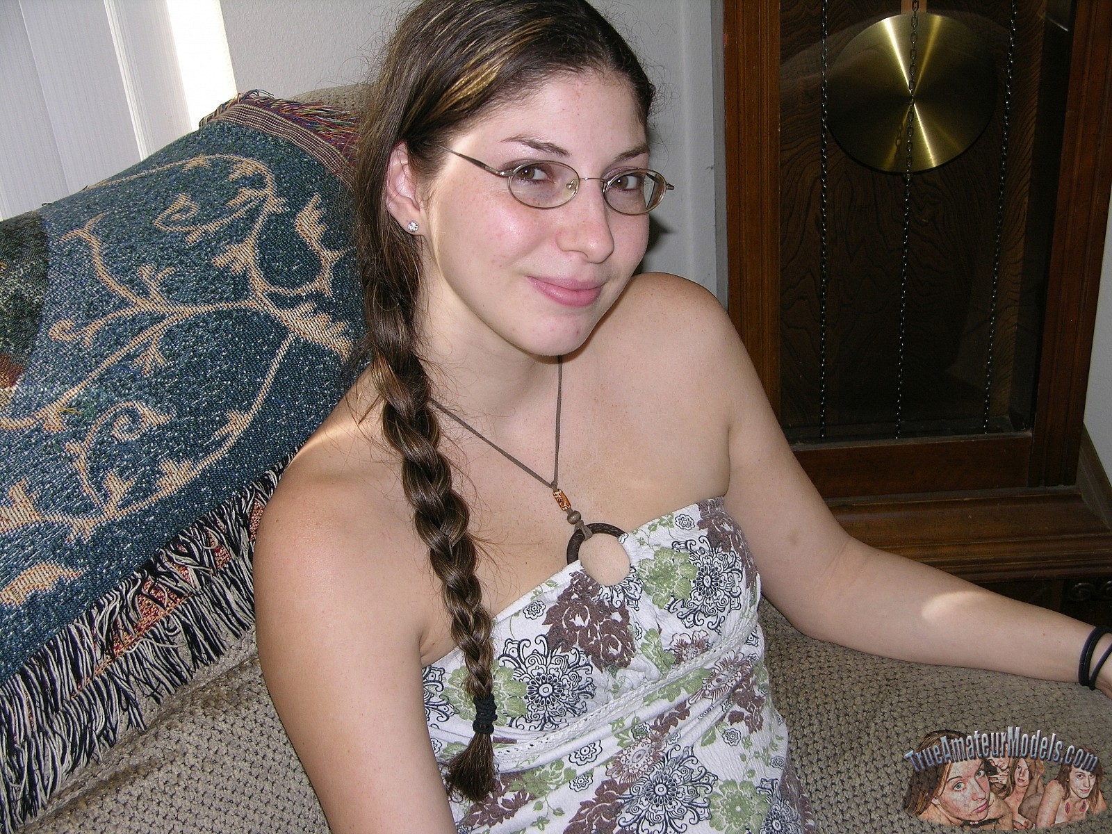 Amateur Tiny Breasted Petite Teen In Glasses - True Amateur Models #67293430