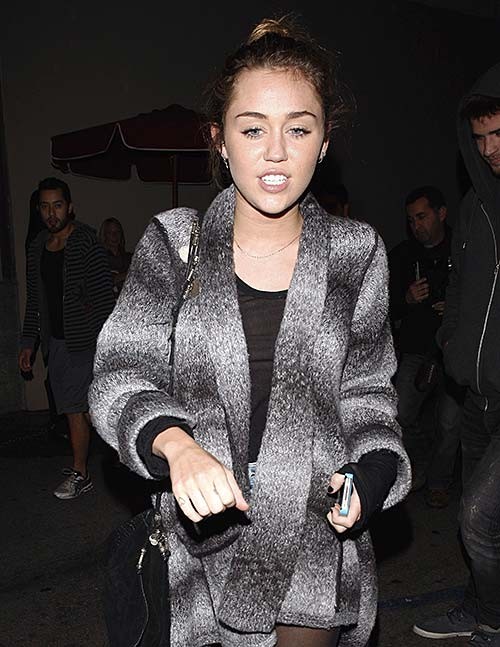 Miley Cyrus very sexy and hot see thru paparazzi photos #75275944