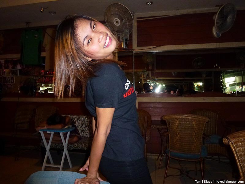 Thai bargirl Tan spreads her meaty cunt lips wide for cock #68345336