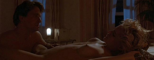 Pretty Sharon Stone gets a hot sex scene with Michael Douglas #75410160