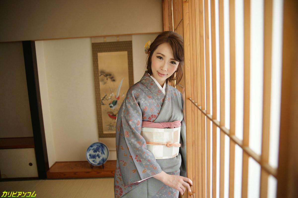 japanese girl in a kimono dress #72500169