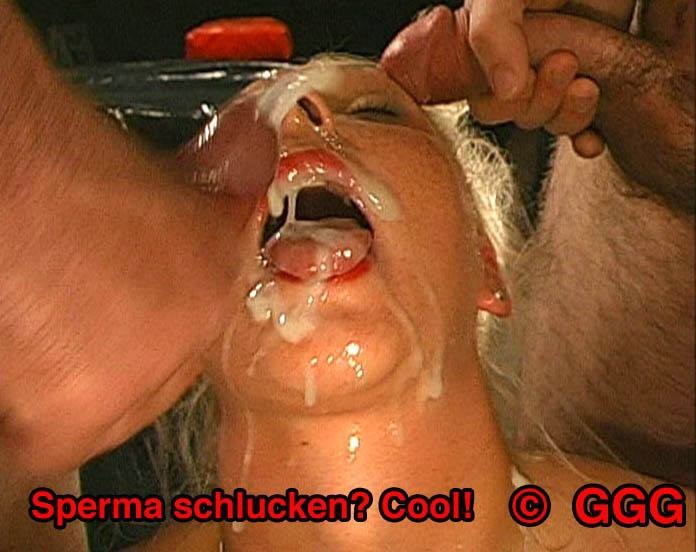 Rubia alemana bukkake zorra consiguiendo su cara acristalada con esperma
 #76547411