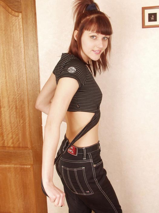 Sweet red haired babe showing off #78970149