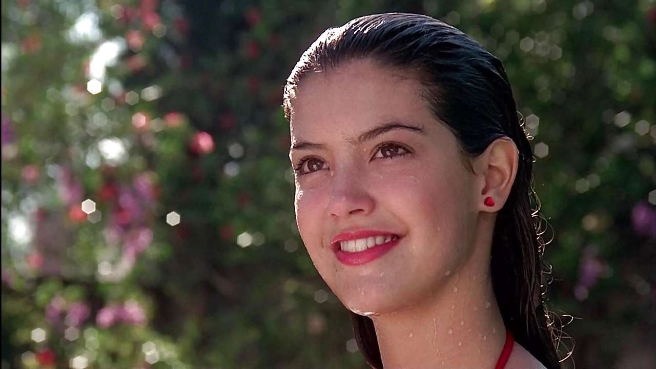 Phoebe Cates looking sexy in red bikini and showing her big tits #75295509