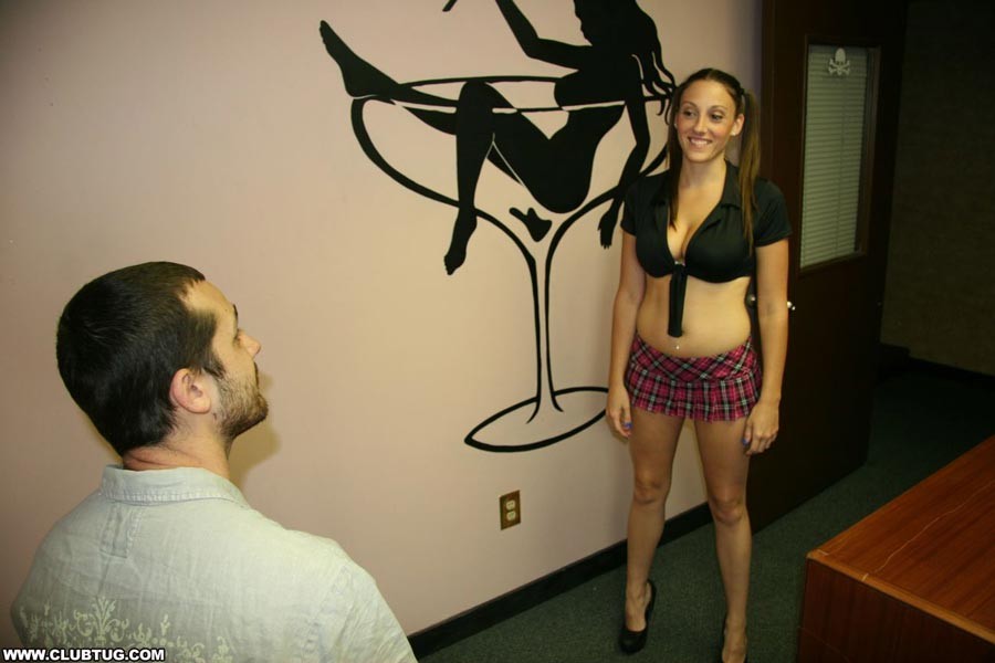 Pigtailed brunette schoolgirl Melanie Hicks strokes her classmate's cock in clas #74726473