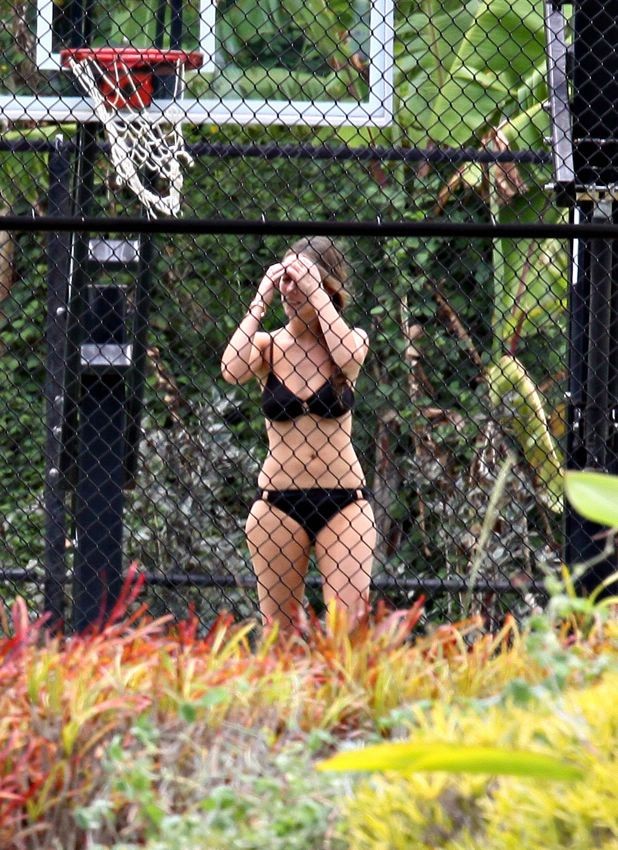 Jennifer Love Hewitt playing tennis in the tiniest of bikinis #73177154