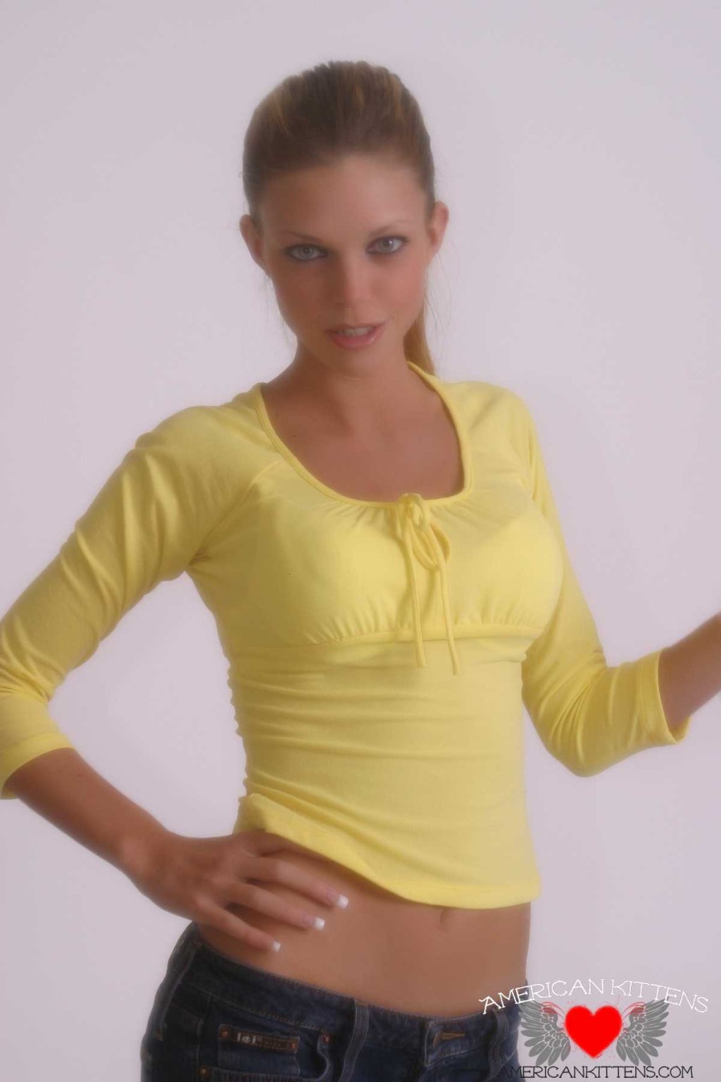 Ashley so pretty in a yellow top #77151522