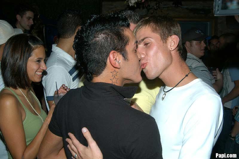 These guys love goin out and gettin it on while still in the clubs #76954507