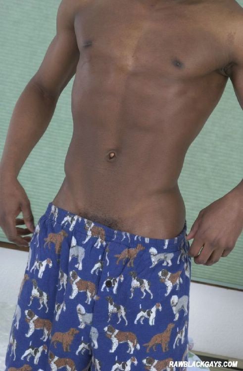Young and slim black gay showing big shaft #76988021
