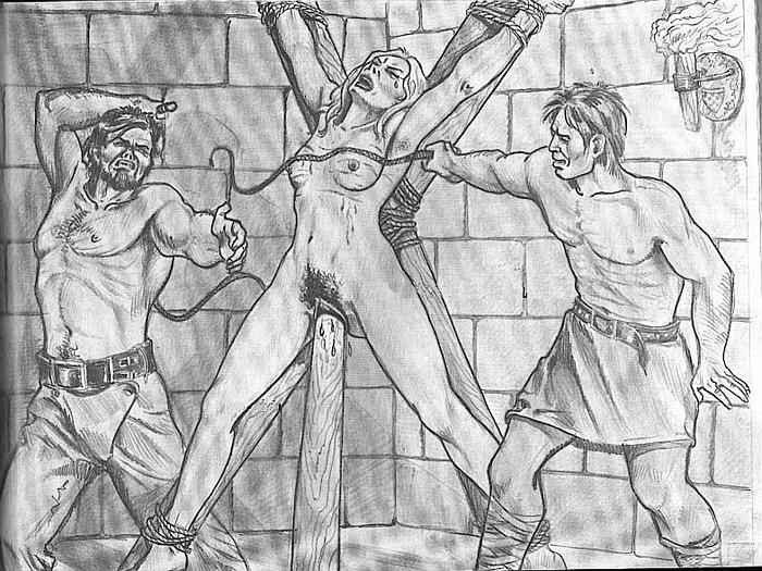 painful horror art and dungeon bdsm #70611432