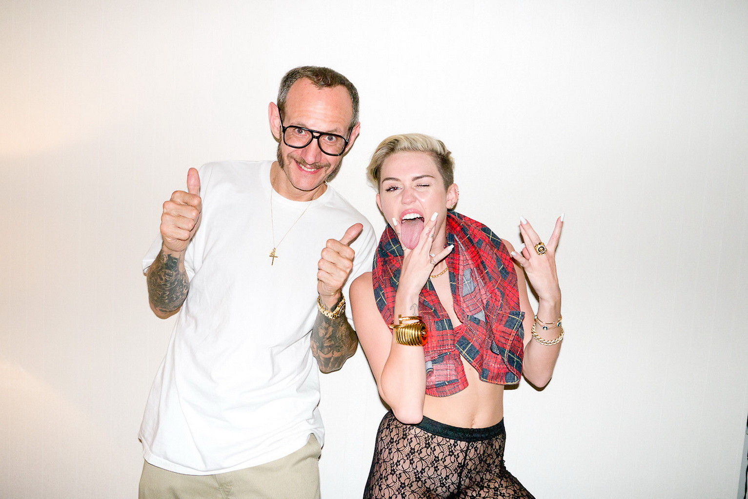 Miley Cyrus topless for Terry Richardson  #70801537
