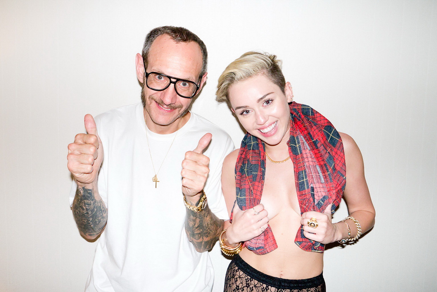 Miley Cyrus topless for Terry Richardson  #70801563