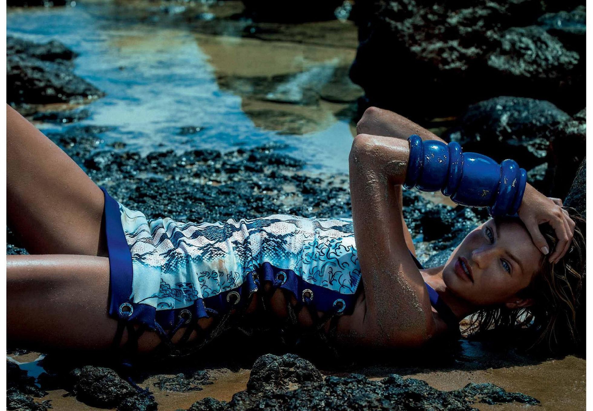 Candice Swanepoel looking very hot in Fernando de Noronha 2014 beach photoshoot #75190394