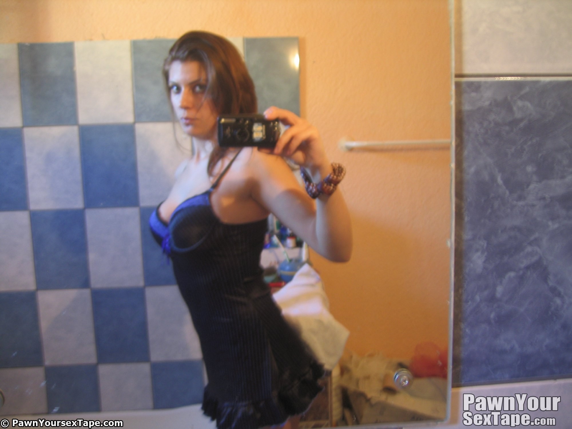 Hot big titty Lory takes some sweet mirror pics of herself at home #68142189