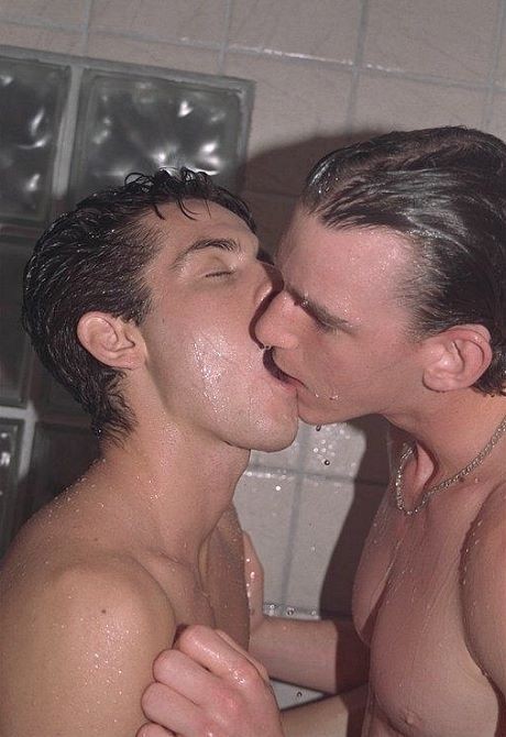 Two cute twinks enjoy mutual sucking and fucking and showering #76976948